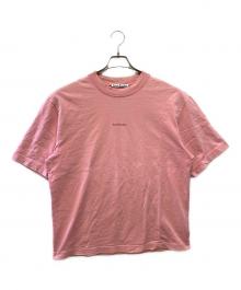 Acne studios（アクネ ストゥディオズ）の古着「半袖カットソー」｜ピンク