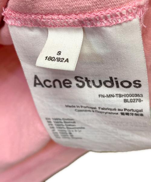 Acne studios（アクネ ストゥディオズ）Acne studios (アクネ ストゥディオズ) 半袖カットソー ピンク サイズ:Sの古着・服飾アイテム