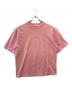 Acne studios（アクネ ストゥディオズ）の古着「半袖カットソー」｜ピンク