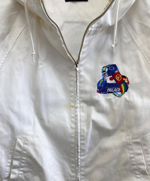 PALACE（パレス）PALACE (パレス) フーデッドジャケット ホワイト サイズ:Mの古着・服飾アイテム