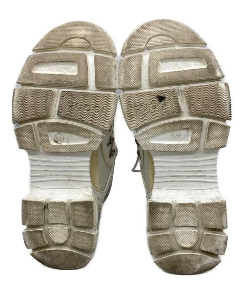 GUCCI（グッチ）GUCCI (グッチ) ローカットスニーカー ホワイト サイズ:8 1/2の古着・服飾アイテム