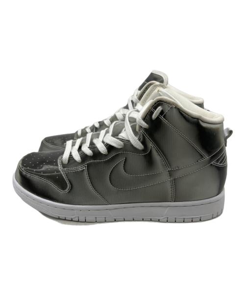 NIKE（ナイキ）NIKE (ナイキ) CLOT (クロット) ハイカットスニーカー シルバー サイズ:27.5の古着・服飾アイテム