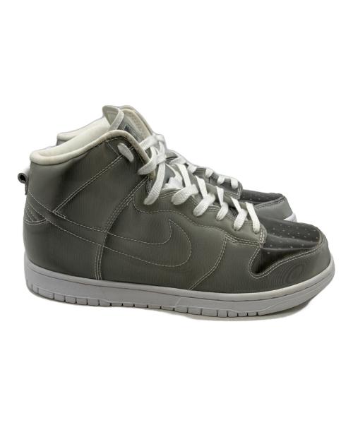 NIKE（ナイキ）NIKE (ナイキ) CLOT (クロット) ハイカットスニーカー シルバー サイズ:27.5の古着・服飾アイテム