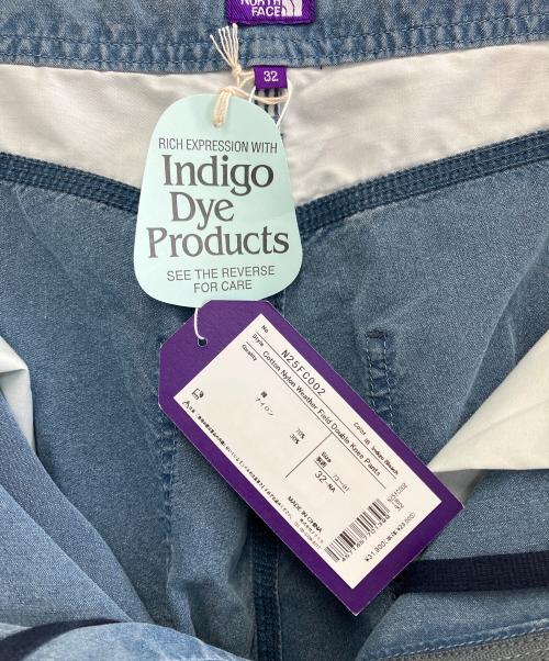 THE NORTHFACE PURPLELABEL（ザ・ノースフェイス パープルレーベル）THE NORTHFACE PURPLELABEL (ザ・ノースフェイス パープルレーベル) Indigo Field Double Knee Pants インディゴ サイズ:32の古着・服飾アイテム