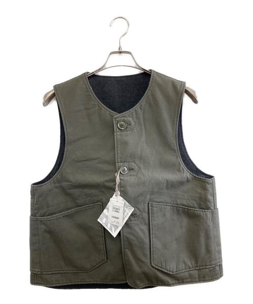 Engineered Garments（エンジニアド ガーメンツ）Engineered Garments (エンジニアド ガーメンツ) オーバーベスト オリーブ サイズ:Sの古着・服飾アイテム