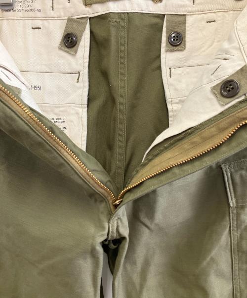 BUZZ RICKSON'S（バズリクソンズ）Buzz Rickson's (バズリクソンズ) M-51パンツ グリーン サイズ:Sの古着・服飾アイテム