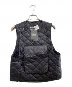 Barbour×Engineered Garmentsバブアー×エンジニアド ガーメンツ）の古着「Pop Quilted Vest」｜ブラック