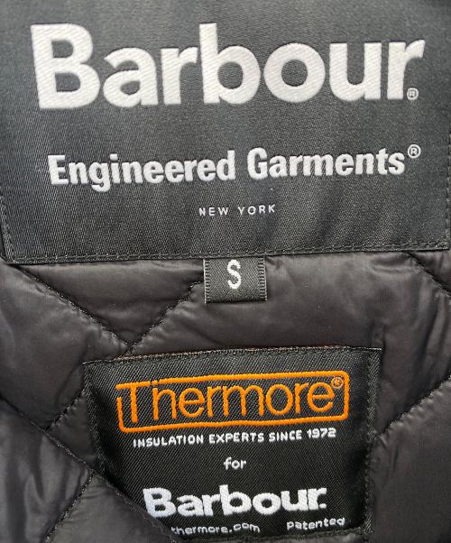 Barbour（バブアー）Barbour (バブアー) Engineered Garments (エンジニアド ガーメンツ) Pop Quilted Vest ブラック サイズ:Sの古着・服飾アイテム