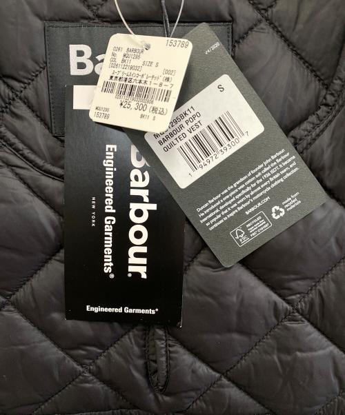 Barbour（バブアー）Barbour (バブアー) Engineered Garments (エンジニアド ガーメンツ) Pop Quilted Vest ブラック サイズ:Sの古着・服飾アイテム