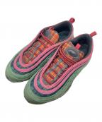 NIKEナイキ）の古着「ローカットスニーカー」｜グリーン×レッド