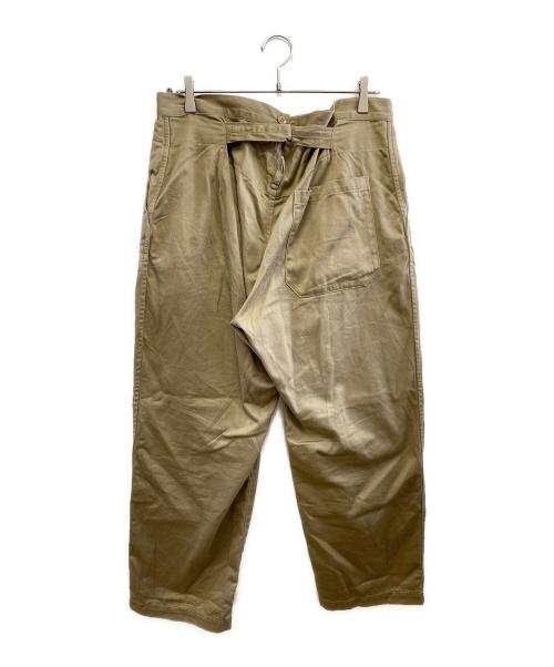COMOLI（コモリ）COMOLI (コモリ) コットンチノオーバーパンツ カーキ サイズ:2の古着・服飾アイテム