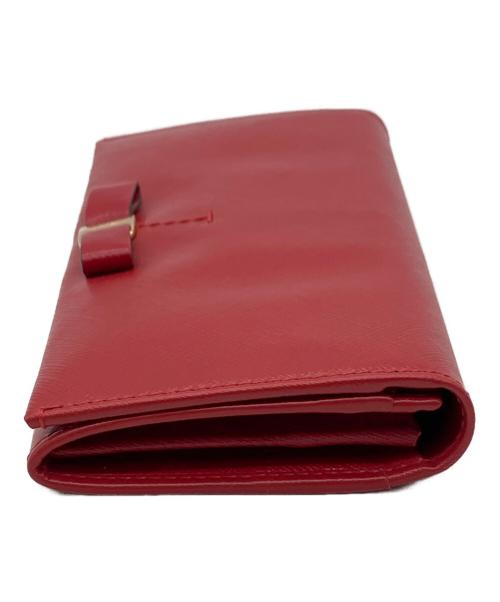 Salvatore Ferragamo（サルヴァトーレ フェラガモ）Salvatore Ferragamo (サルヴァトーレ フェラガモ) 長財布 レッドの古着・服飾アイテム