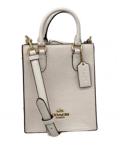 中古・古着通販】COACH (コーチ) ショルダーバッグ アイボリー