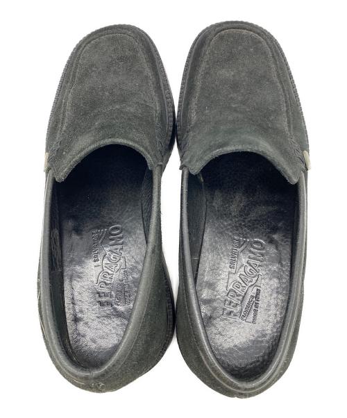 Salvatore Ferragamo（サルヴァトーレ フェラガモ）Salvatore Ferragamo (サルヴァトーレ フェラガモ) ローファー ブラック サイズ:7 1/2の古着・服飾アイテム