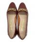 中古・古着 Salvatore Ferragamo (サルヴァトーレ フェラガモ) ローファーパンプス ブラウン サイズ:5：8000円