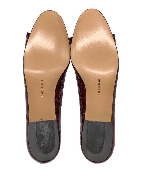 Salvatore Ferragamo（サルヴァトーレ フェラガモ）Salvatore Ferragamo (サルヴァトーレ フェラガモ) ローファーパンプス ブラウン サイズ:4 1/2の古着・服飾アイテム