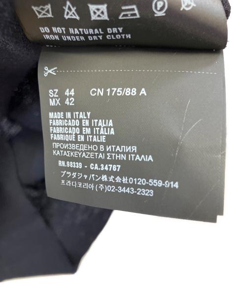 PRADA（プラダ）PRADA (プラダ) 薄手ニット ネイビー サイズ:44の古着・服飾アイテム
