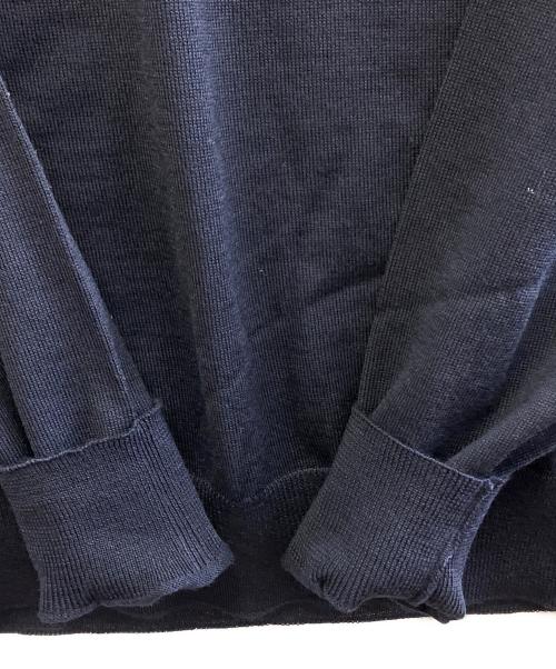 PRADA（プラダ）PRADA (プラダ) 薄手ニット ネイビー サイズ:44の古着・服飾アイテム
