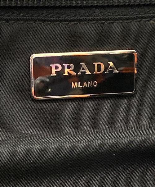 PRADA（プラダ）PRADA (プラダ) ナイロンリュック オレンジ×ネイビーの古着・服飾アイテム