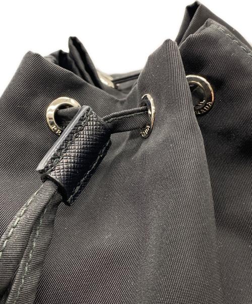 PRADA（プラダ）PRADA (プラダ) ナイロン巾着ポーチ ブラックの古着・服飾アイテム