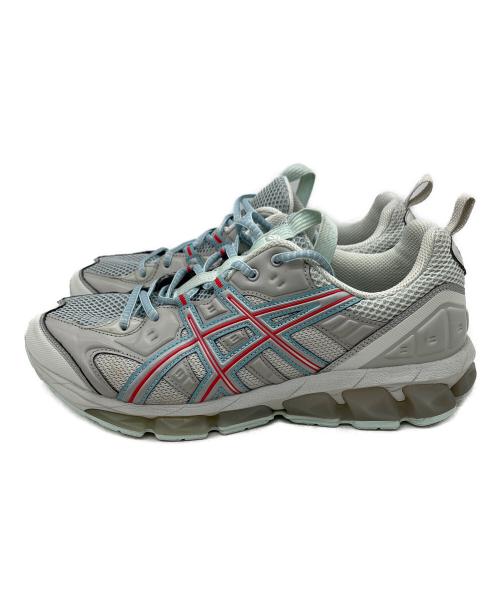 asics（アシックス）asics (アシックス) スニーカー グレー×ブルー サイズ:28の古着・服飾アイテム