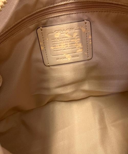 COACH（コーチ）COACH (コーチ) ワンショルダーバッグ ベージュの古着・服飾アイテム