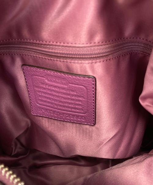 COACH（コーチ）COACH (コーチ) ワンショルダーバッグ パープルの古着・服飾アイテム