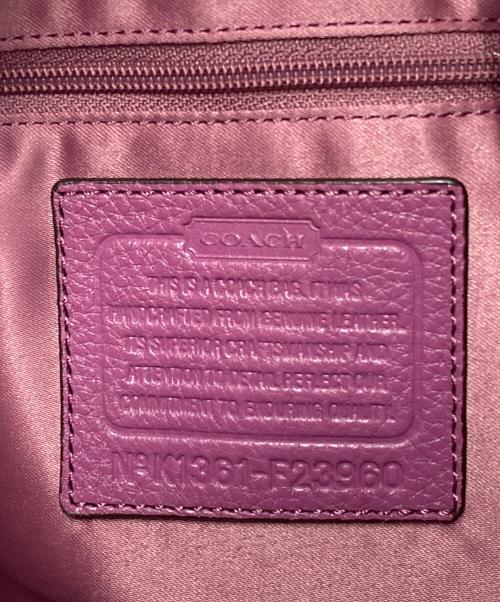 COACH（コーチ）COACH (コーチ) ワンショルダーバッグ パープルの古着・服飾アイテム