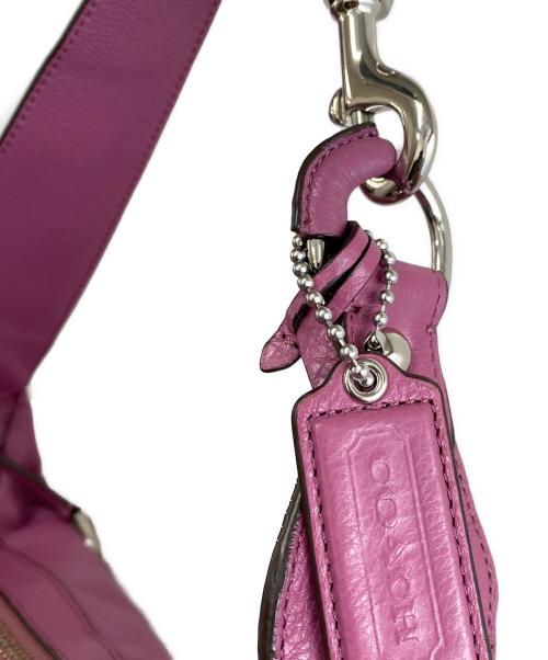 COACH（コーチ）COACH (コーチ) ワンショルダーバッグ パープルの古着・服飾アイテム