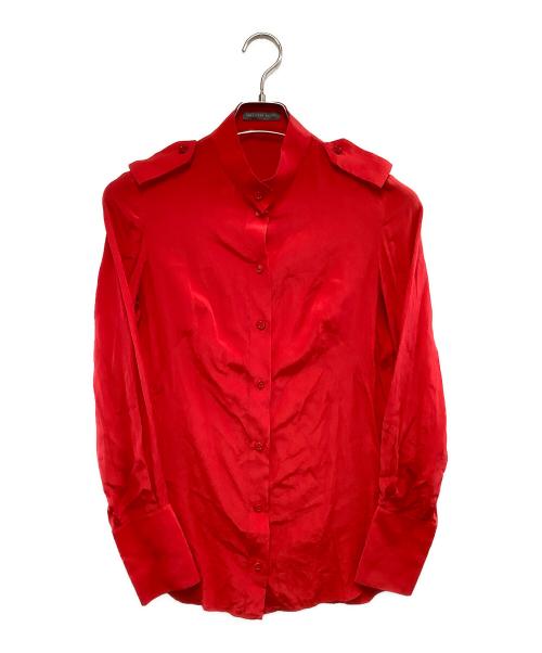 ALEXANDER McQUEEN（アレキサンダーマックイーン）ALEXANDER McQUEEN (アレキサンダーマックイーン) 長袖シャツ レッド サイズ:36の古着・服飾アイテム