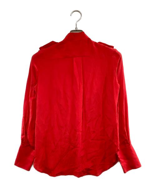 ALEXANDER McQUEEN（アレキサンダーマックイーン）ALEXANDER McQUEEN (アレキサンダーマックイーン) 長袖シャツ レッド サイズ:36の古着・服飾アイテム