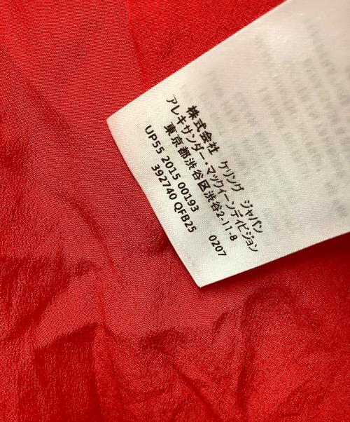ALEXANDER McQUEEN（アレキサンダーマックイーン）ALEXANDER McQUEEN (アレキサンダーマックイーン) 長袖シャツ レッド サイズ:36の古着・服飾アイテム