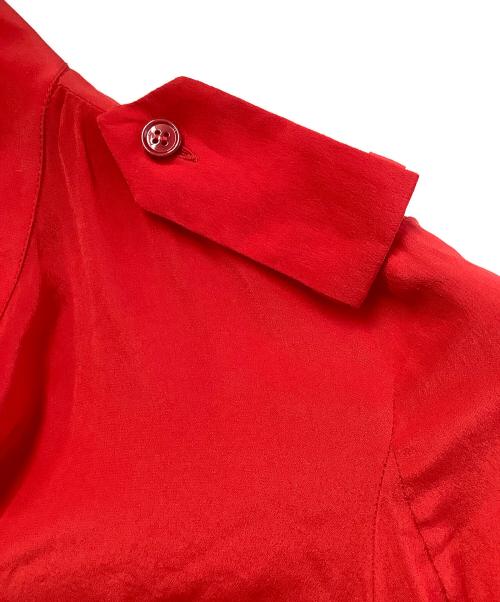ALEXANDER McQUEEN（アレキサンダーマックイーン）ALEXANDER McQUEEN (アレキサンダーマックイーン) 長袖シャツ レッド サイズ:36の古着・服飾アイテム