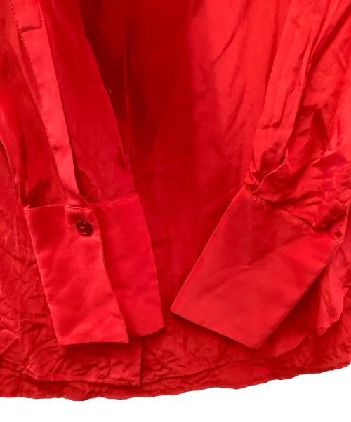 ALEXANDER McQUEEN（アレキサンダーマックイーン）ALEXANDER McQUEEN (アレキサンダーマックイーン) 長袖シャツ レッド サイズ:36の古着・服飾アイテム