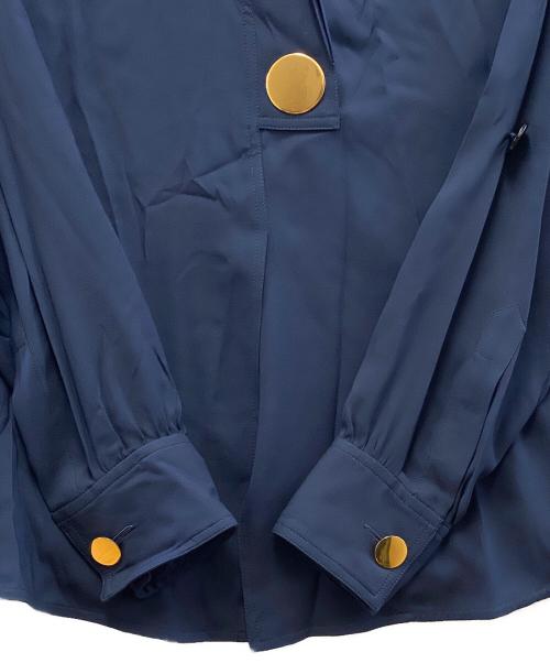 CELINE（セリーヌ）CELINE (セリーヌ) 長袖カットソー ネイビー サイズ:34の古着・服飾アイテム