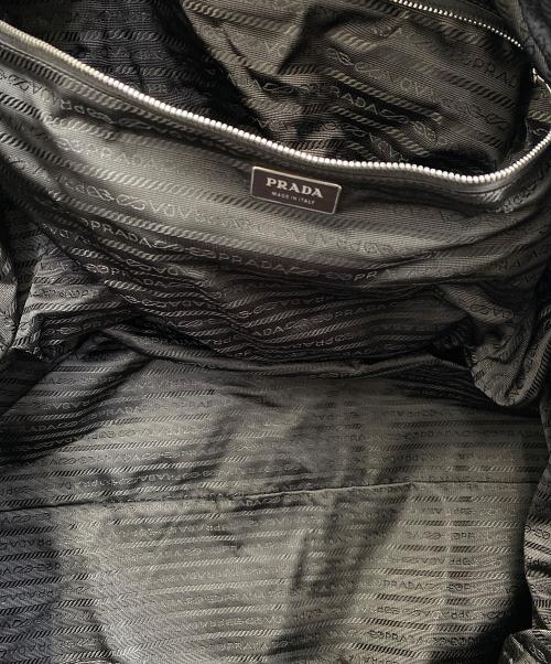 PRADA（プラダ）PRADA (プラダ) ナイロンボストンバッグ ブラウンの古着・服飾アイテム