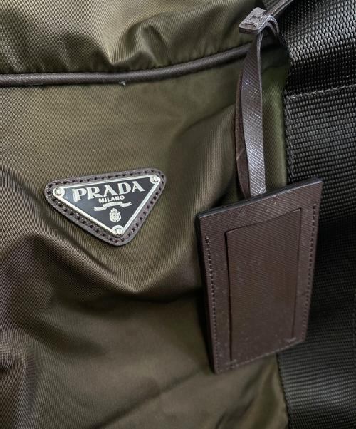 PRADA（プラダ）PRADA (プラダ) ナイロンボストンバッグ ブラウンの古着・服飾アイテム