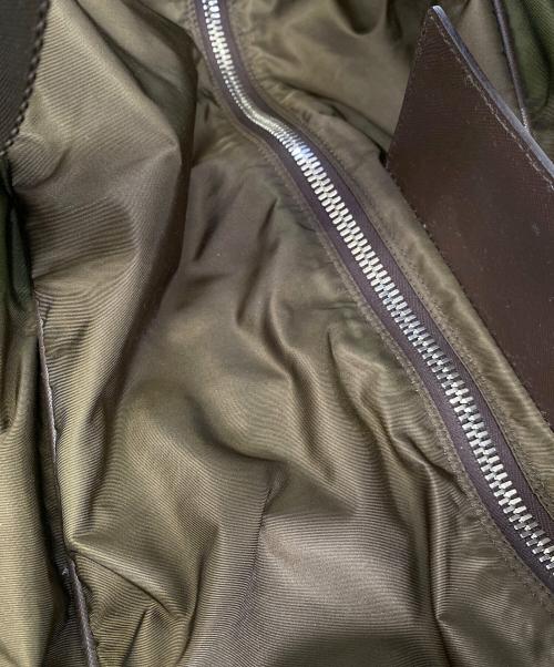 PRADA（プラダ）PRADA (プラダ) ナイロンボストンバッグ ブラウンの古着・服飾アイテム