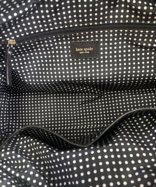 Kate Spade（ケイトスペード）Kate Spade (ケイトスペード) キルティングトートバッグ ブラックの古着・服飾アイテム