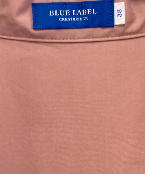 BLUE LABEL CRESTBRIDGE（ブルーレーベルクレストブリッジ）BLUE LABEL CRESTBRIDGE (ブルーレーベルクレストブリッジ) 長袖ワンピース ピンクベージュ サイズ:38 未使用品の古着・服飾アイテム