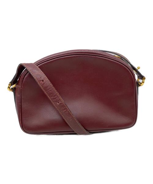 Cartier（カルティエ）Cartier (カルティエ) ショルダーバッグ ボルドーの古着・服飾アイテム
