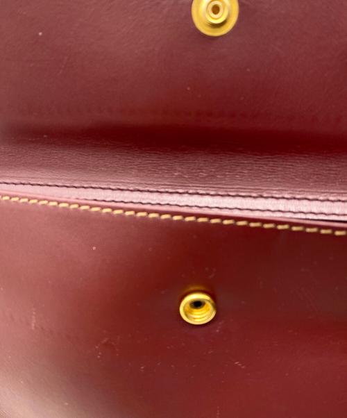 Cartier（カルティエ）Cartier (カルティエ) ショルダーバッグ ボルドーの古着・服飾アイテム