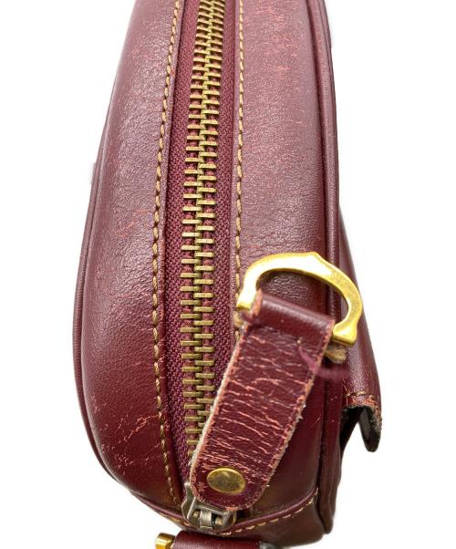 Cartier（カルティエ）Cartier (カルティエ) ショルダーバッグ ボルドーの古着・服飾アイテム