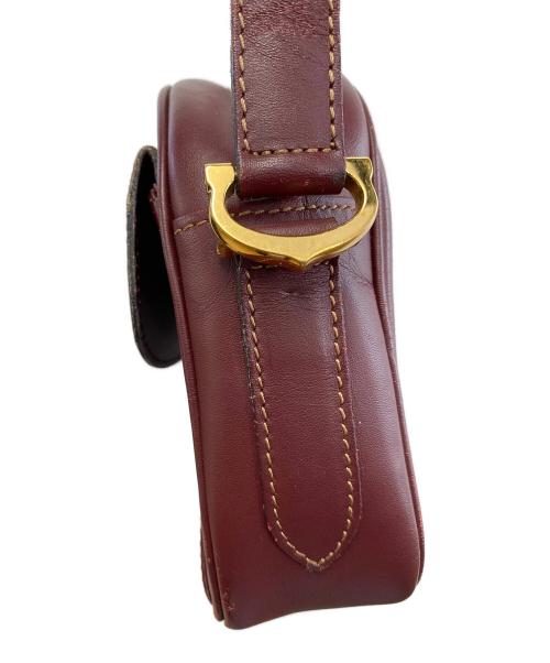 Cartier（カルティエ）Cartier (カルティエ) ショルダーバッグ ボルドーの古着・服飾アイテム