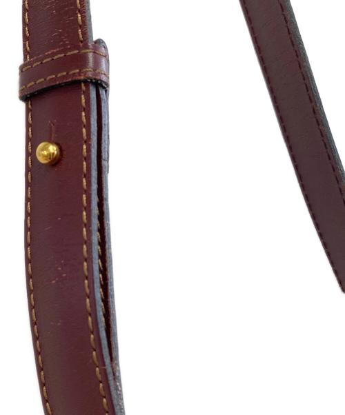 Cartier（カルティエ）Cartier (カルティエ) ショルダーバッグ ボルドーの古着・服飾アイテム