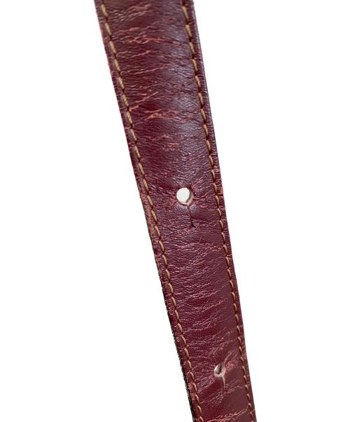Cartier（カルティエ）Cartier (カルティエ) ショルダーバッグ ボルドーの古着・服飾アイテム