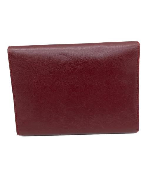Cartier（カルティエ）Cartier (カルティエ) 3つ折り財布 ボルドーの古着・服飾アイテム