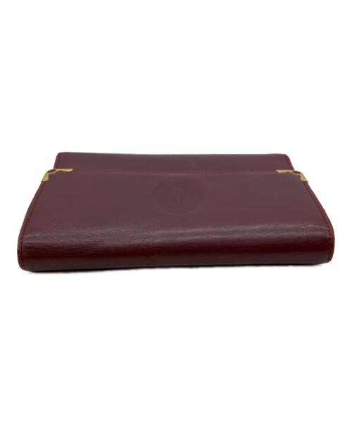 Cartier（カルティエ）Cartier (カルティエ) 3つ折り財布 ボルドーの古着・服飾アイテム