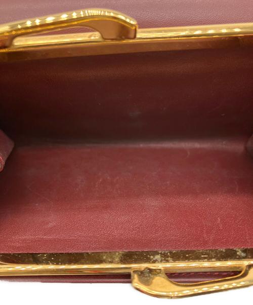 Cartier（カルティエ）Cartier (カルティエ) 3つ折り財布 ボルドーの古着・服飾アイテム