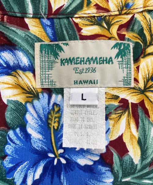 KAMEHAMEHA（カメハメハ）KAMEHAMEHA (カメハメハ) アロハシャツ ブラウン サイズ:Lの古着・服飾アイテム